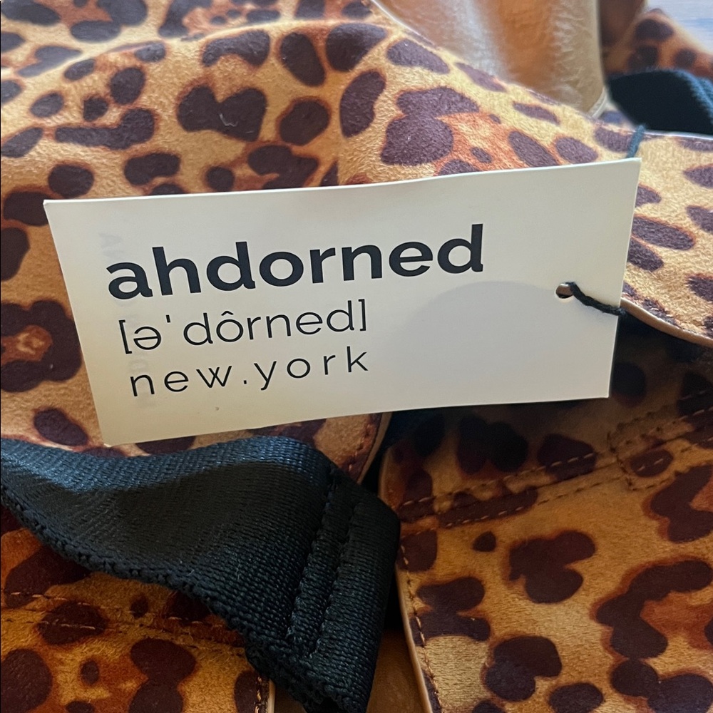 AhDorned Leopard Print suede feel Tote Bag - Picture 5 of 5